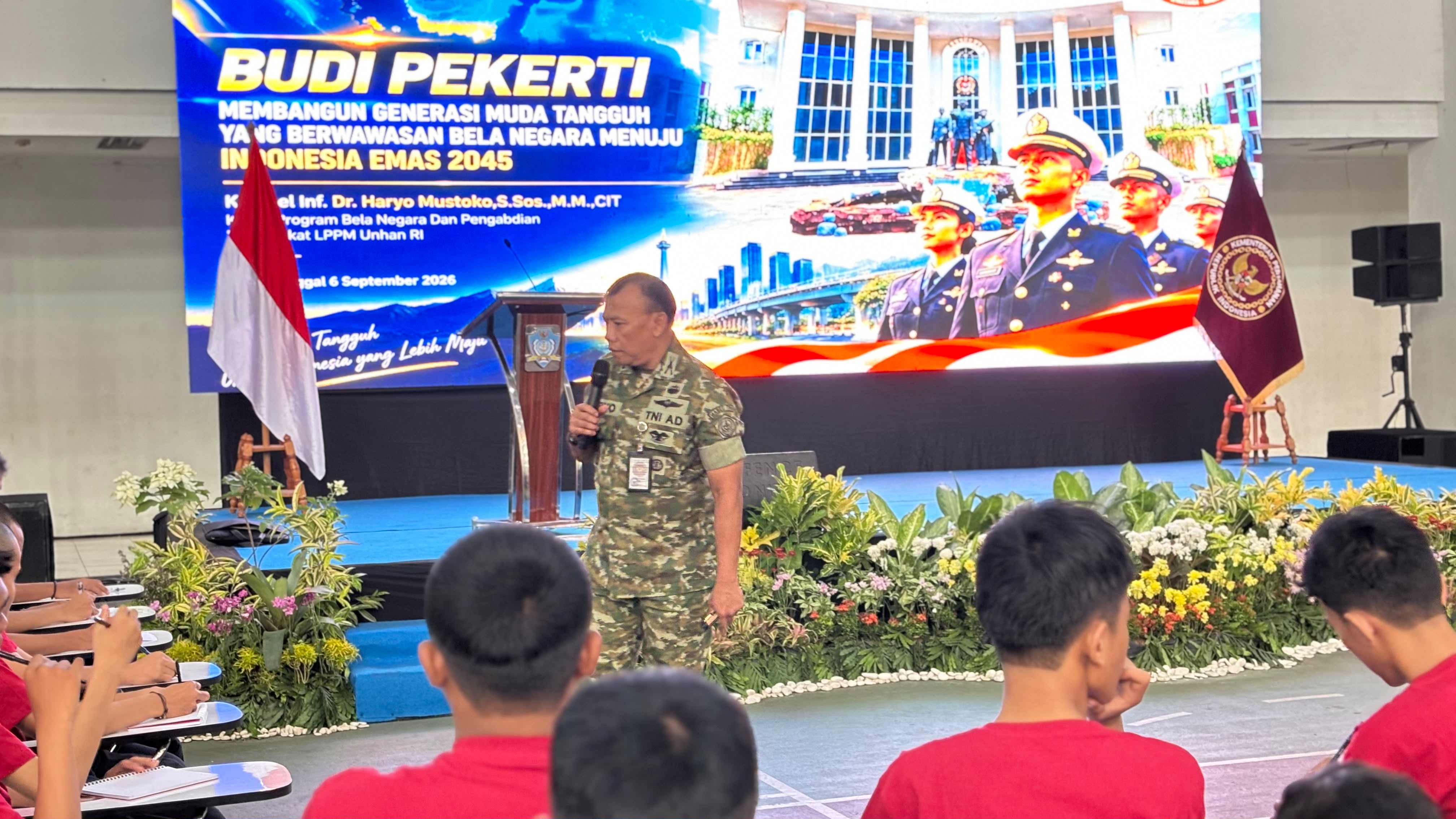 Kapus Bela Negara LPPM Unhan RI Bekali Budi Pekerti Pada Peserta KKRI Generasi Emas
