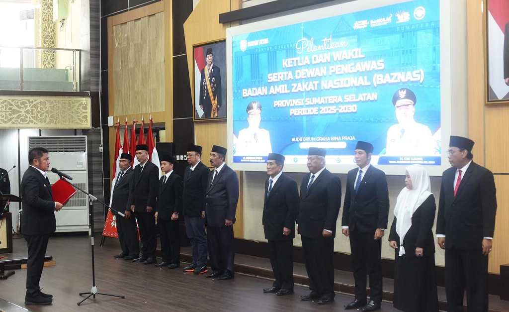 Gubernur Soroti BAZNAS Sumsel Terkait Dana Zakat