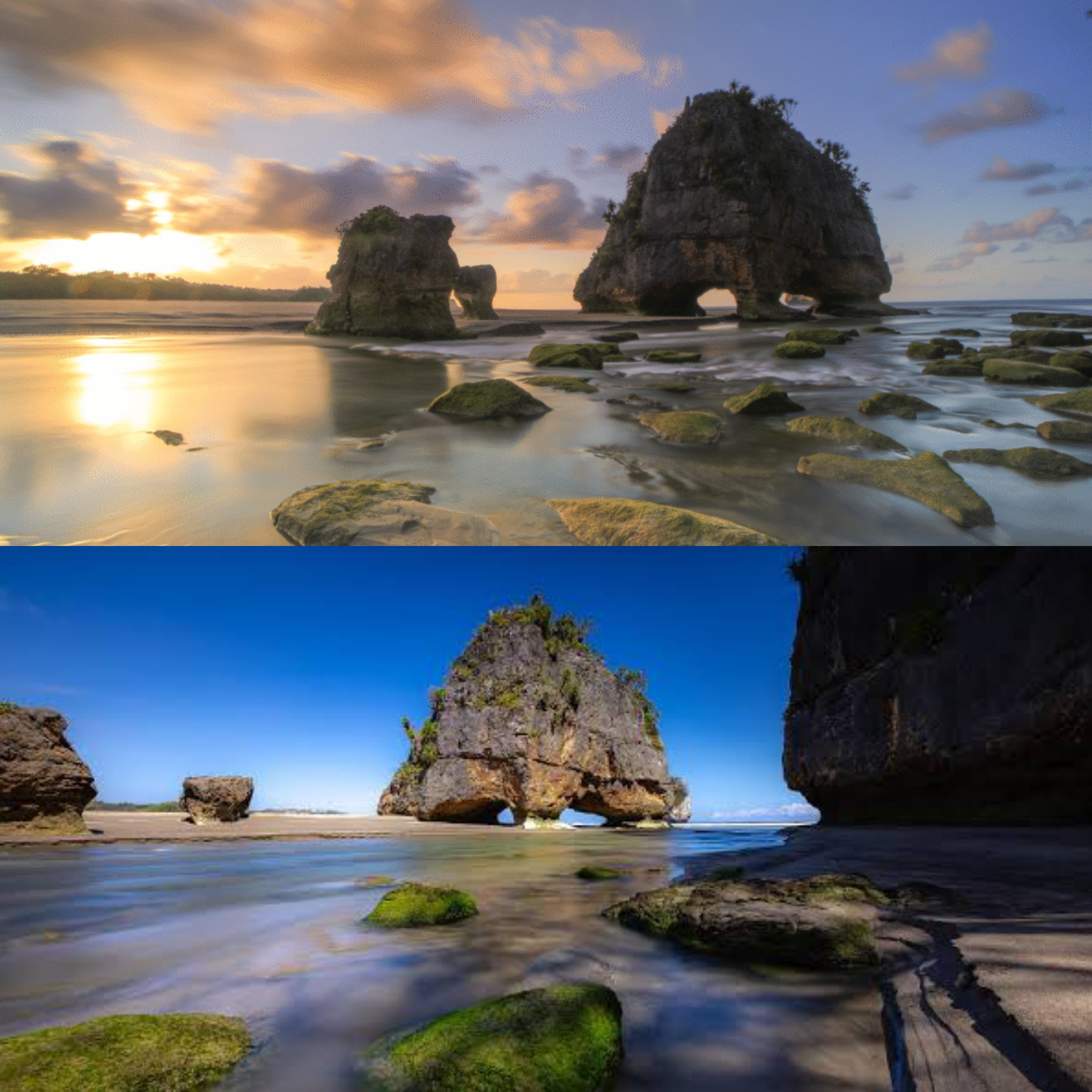 Pesona Pantai Watu Maladong: Keajaiban Alam Sumba Barat Daya dengan Gugusan Karang Raksasa dan Lautan 