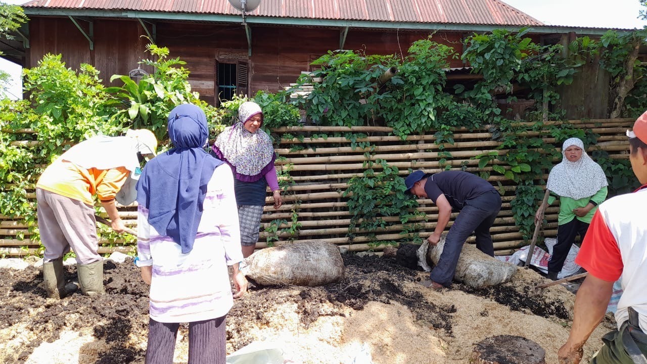 Lurah Pagar Wangi Pagaralam Nyayu Salmah dan Kelompok Wanita Tani Berkolaborasi Kuatkan Sektor Pertanian