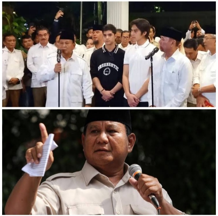 Bertemu Dengan Prabowo, Anak Ahmad Dani Al dan El Resmi Gabung Dengan Partai Gerindra