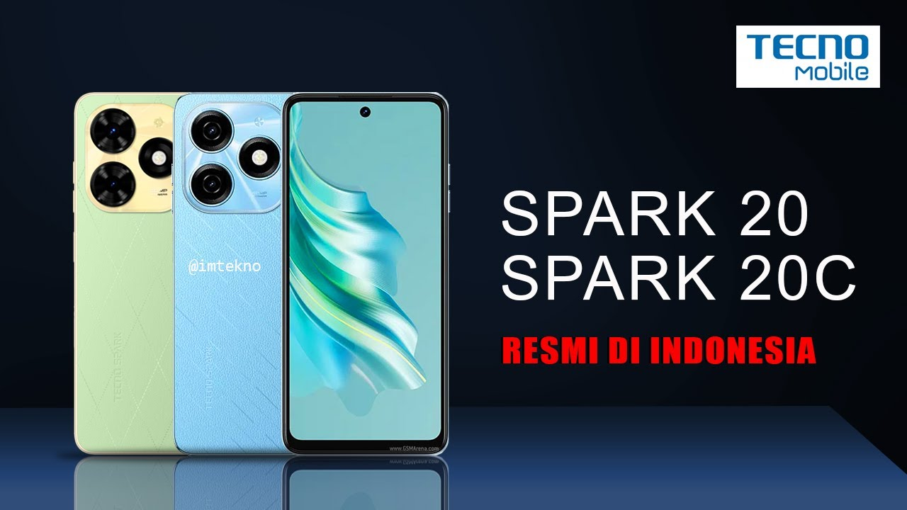 Tecno Spark 20 dan Spark 20C, Kedatangan HP Terbaru dengan Fitur Unggulan di Indonesia