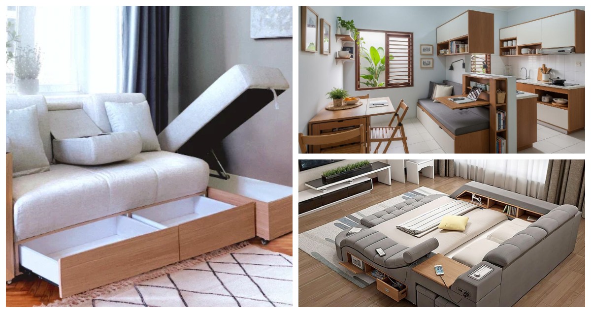 Rekomendasi 8 Furnitur Multifungsi Ini Wajib Ada Agar Rumah Kecil Jadi Luas dan Rapi Seketika