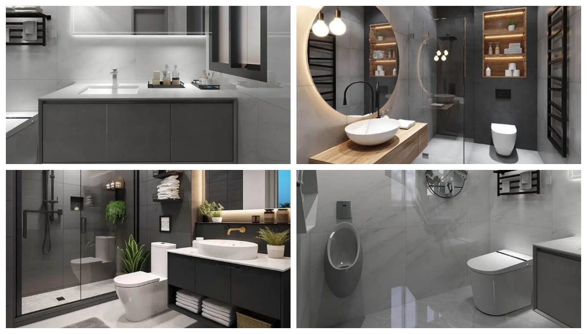 4 Desain Kamar Mandi Abu-Abu: Ide Modern yang Netral dan Elegan untuk Hunian Masa Kini