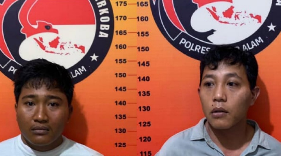 Kakak Beradik di Pagar Alam Ditangkap Simpan 1,7 Kg Ganja