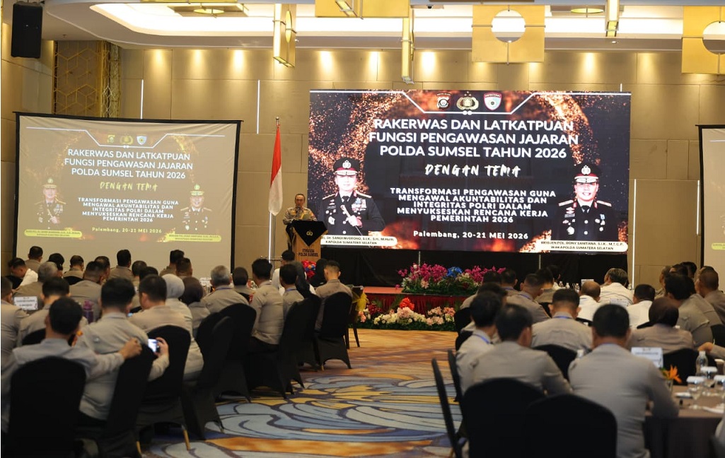 Wujudkan Pelayanan Prima, Polda Sumsel Terapkan Pengawasan Solutif dan Terintegrasi Berbasis Data Digital  ⠀