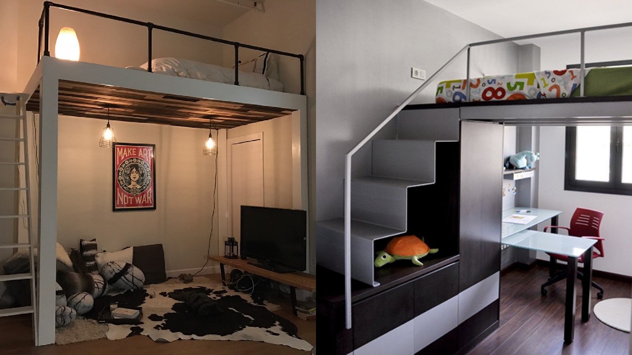 Inspirasi Desain Kamar Loft Bed yang Aesthetic dan Bikin Ruang Terasa Luas!