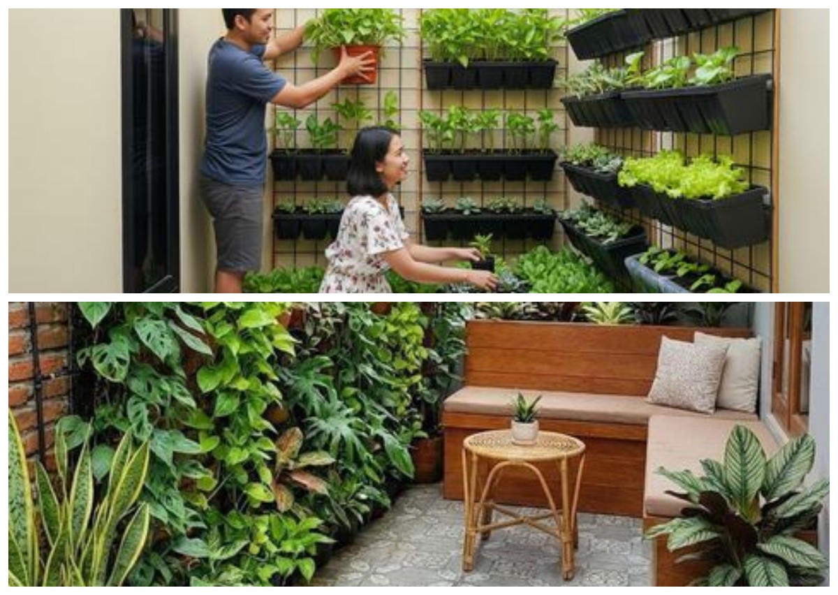 10 Cara Menata Teras Rumah Sempit di Perumahan Subsidi dengan Kebun Vertikal Minimalis!