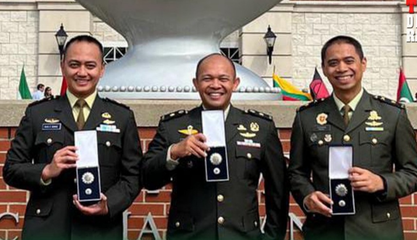 Jenius, Bersaing 1.200 Siswa Internasional, Tiga Pamen TNI AD Ini Cumloude Seskoad US Army CGSC