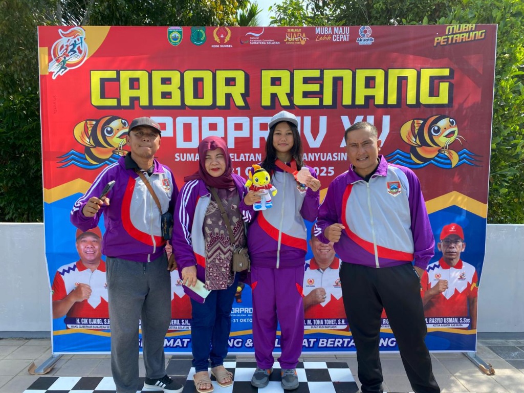 Medali Perdana Porprov Sumsel 2025, Atlet Renang Pagar Alam Putri Kanza Sumbang Perunggu