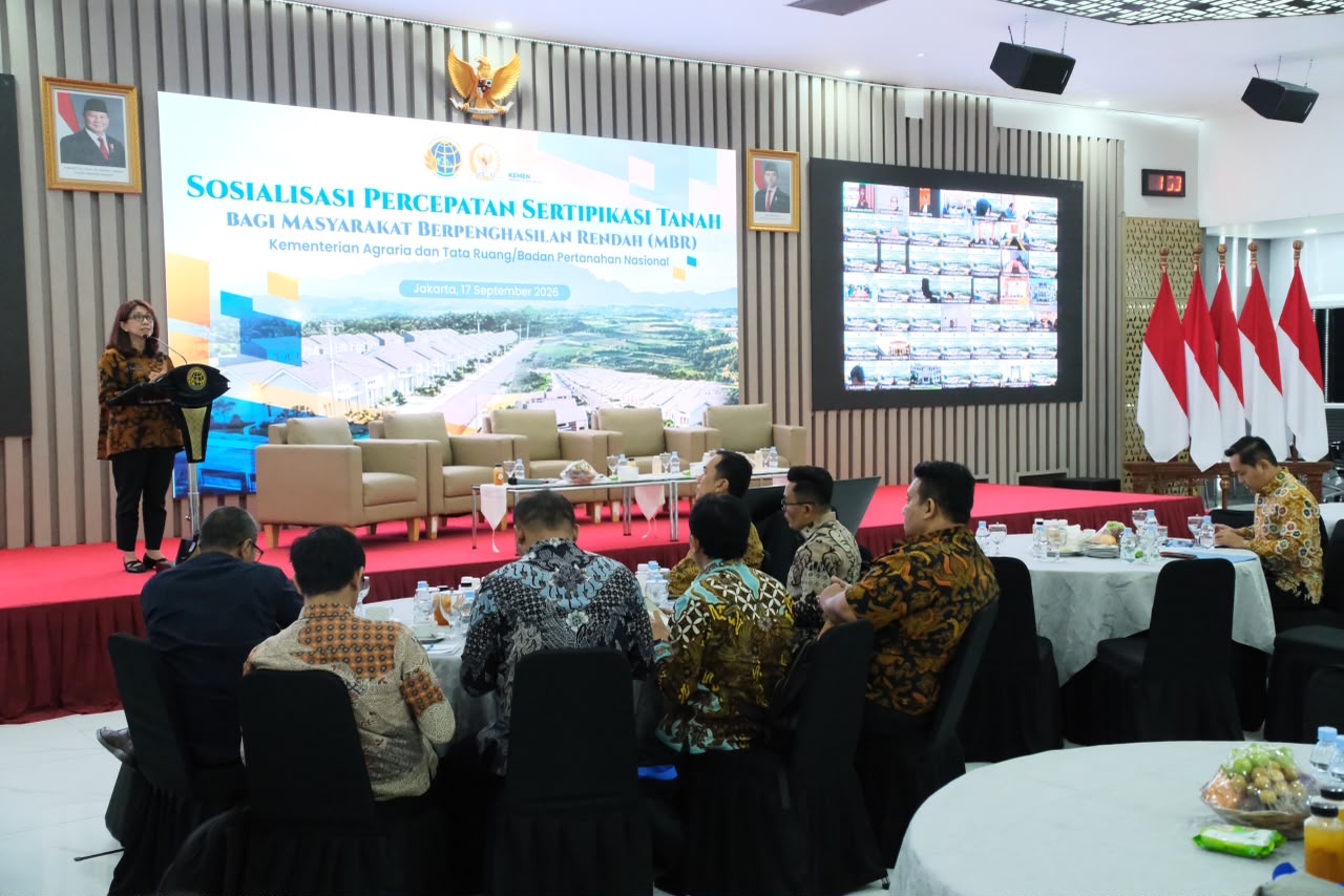 Sertipikasi Tanah MBR Dipercepat, Pemerintah Kejar Target 3 Juta Bidang
