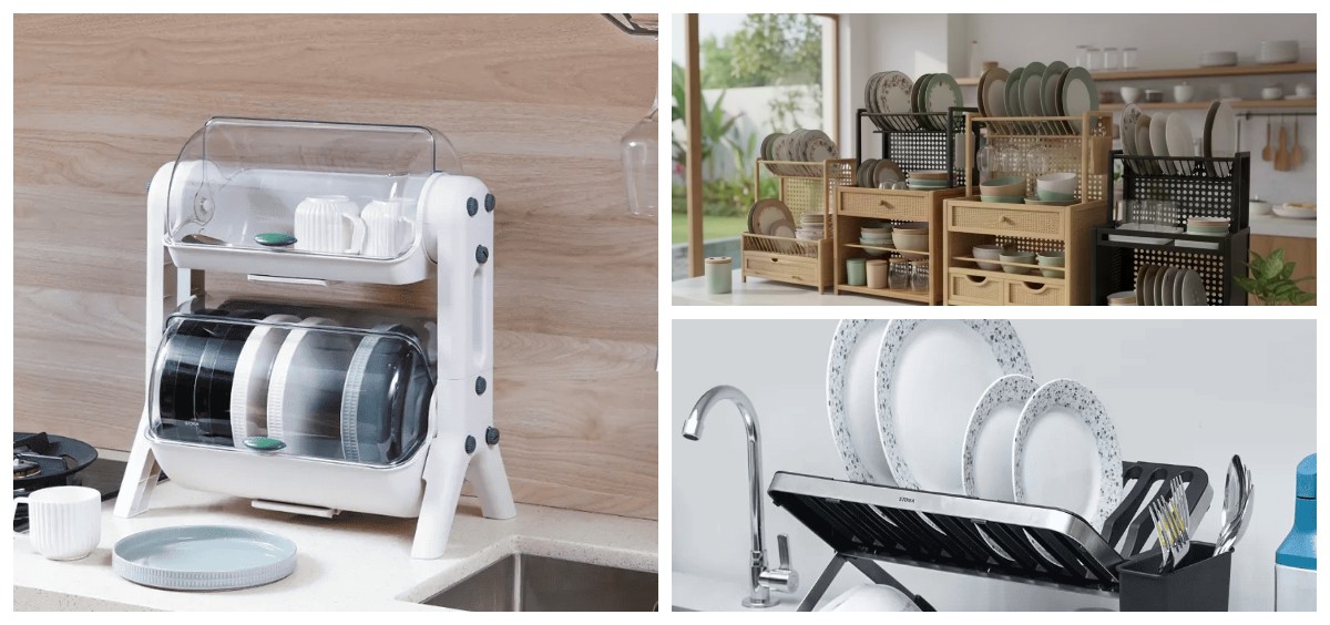 Solusi Dapur Sempit: 7 Inspirasi Rak Piring Minimalis yang Bikin Ruangan Terasa Lega