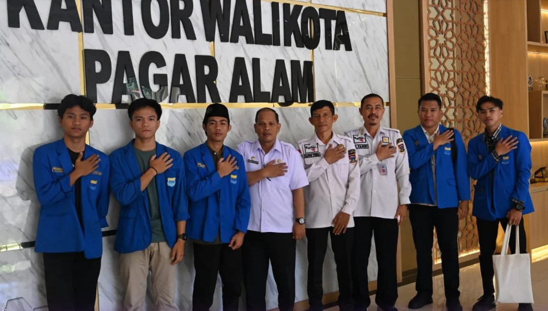 Asisten I Setdako Pagar Alam Terima Audiensi PMII Kota Pagar Alam, Bahas Dukungan untuk Kegiatan Pelantikan 