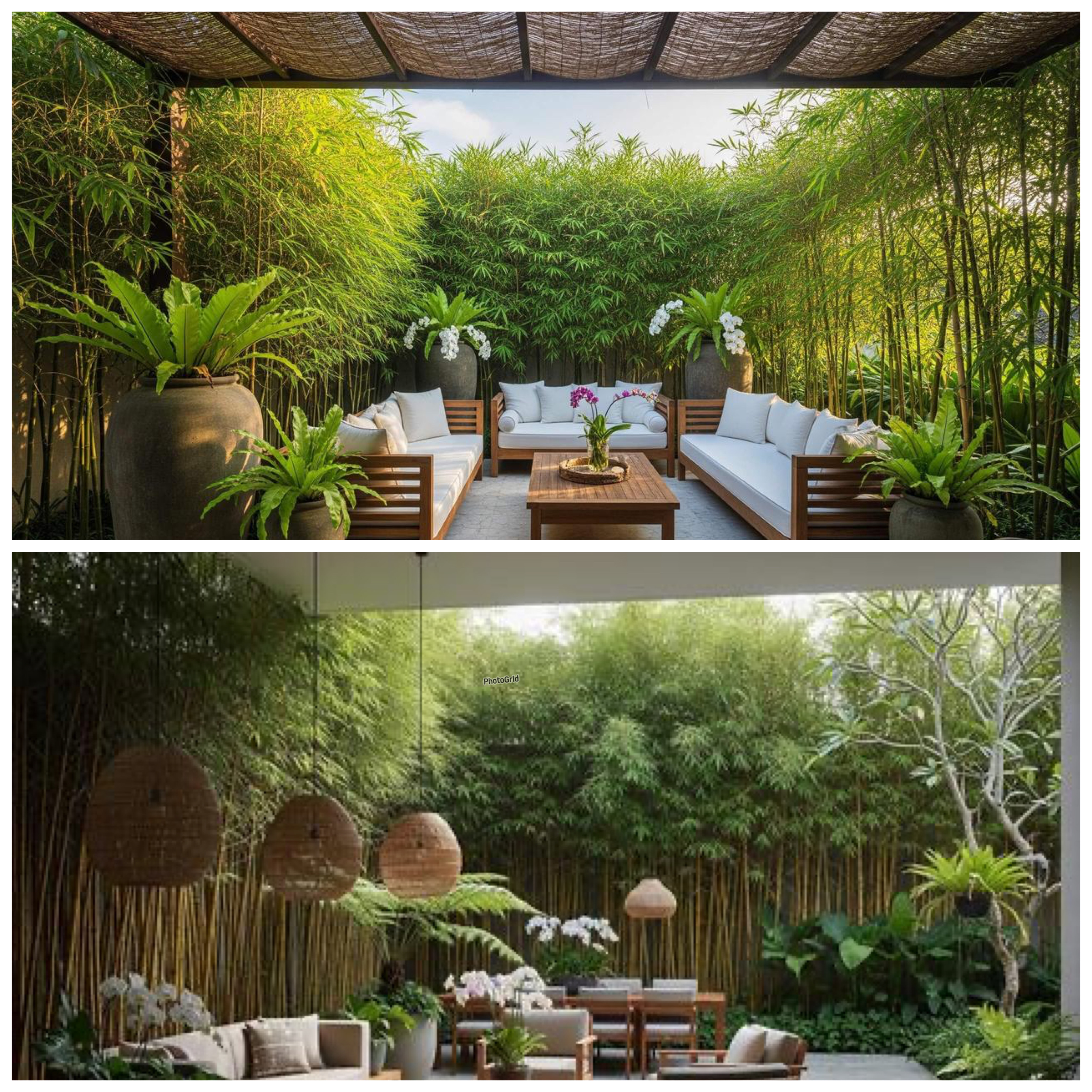 7 Inspirasi Teras Hijau dengan Pagar Bambu Alami yang Bikin Rumah Lebih Sejuk dan Estetik