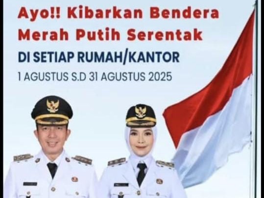 Kibarkan Bendera Merah Putih, Wako : Bukti Semangat Nasionalisme Kita