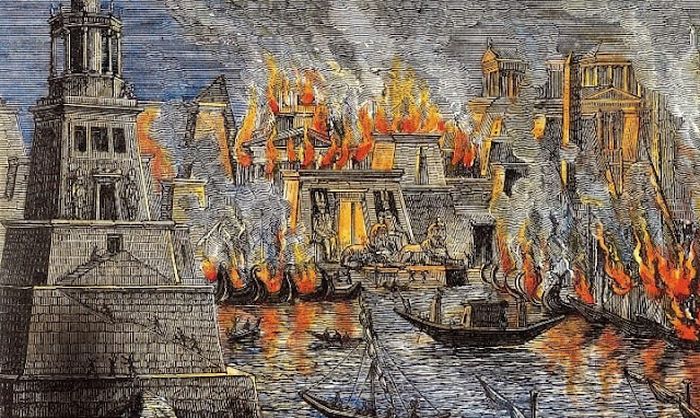 Antara Kristiani dan Muslim, Siapa Pembakar Perpustakaan Alexandria