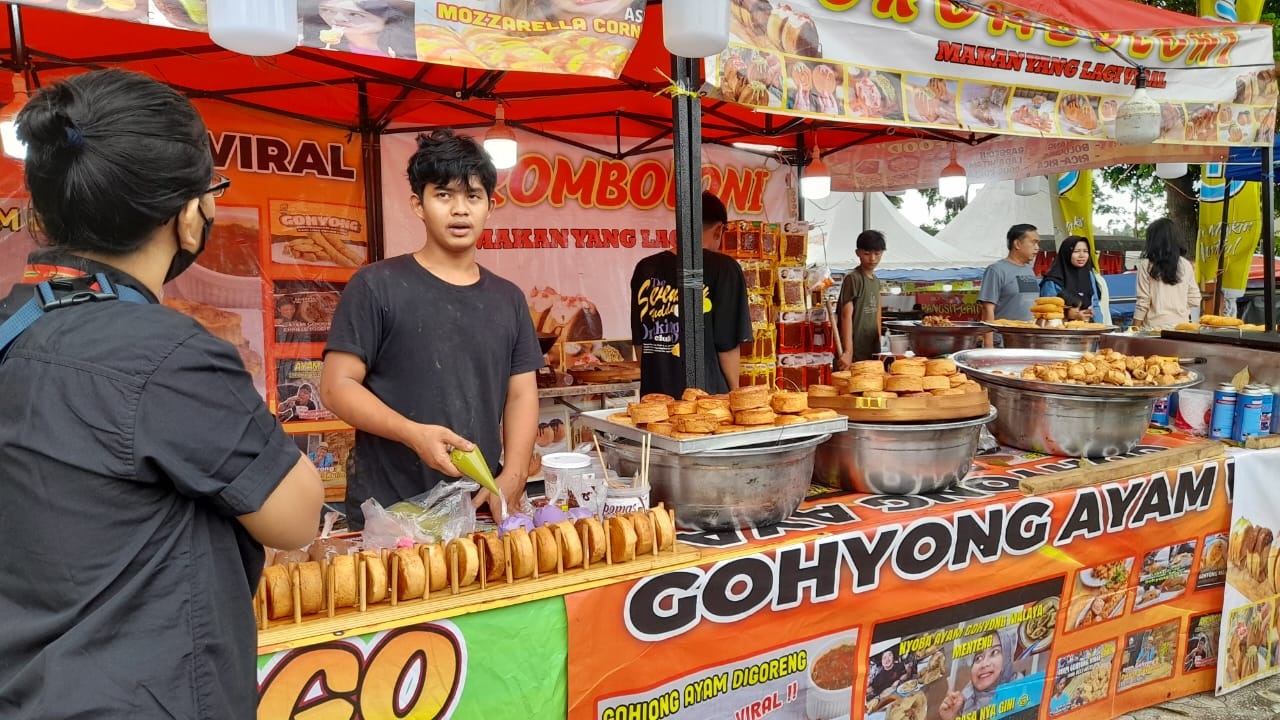 Stasiun Lambuang Street Food Meriahkan Bazar Besemah Expo ke-XXIII dengan Aneka Jajanan Modern