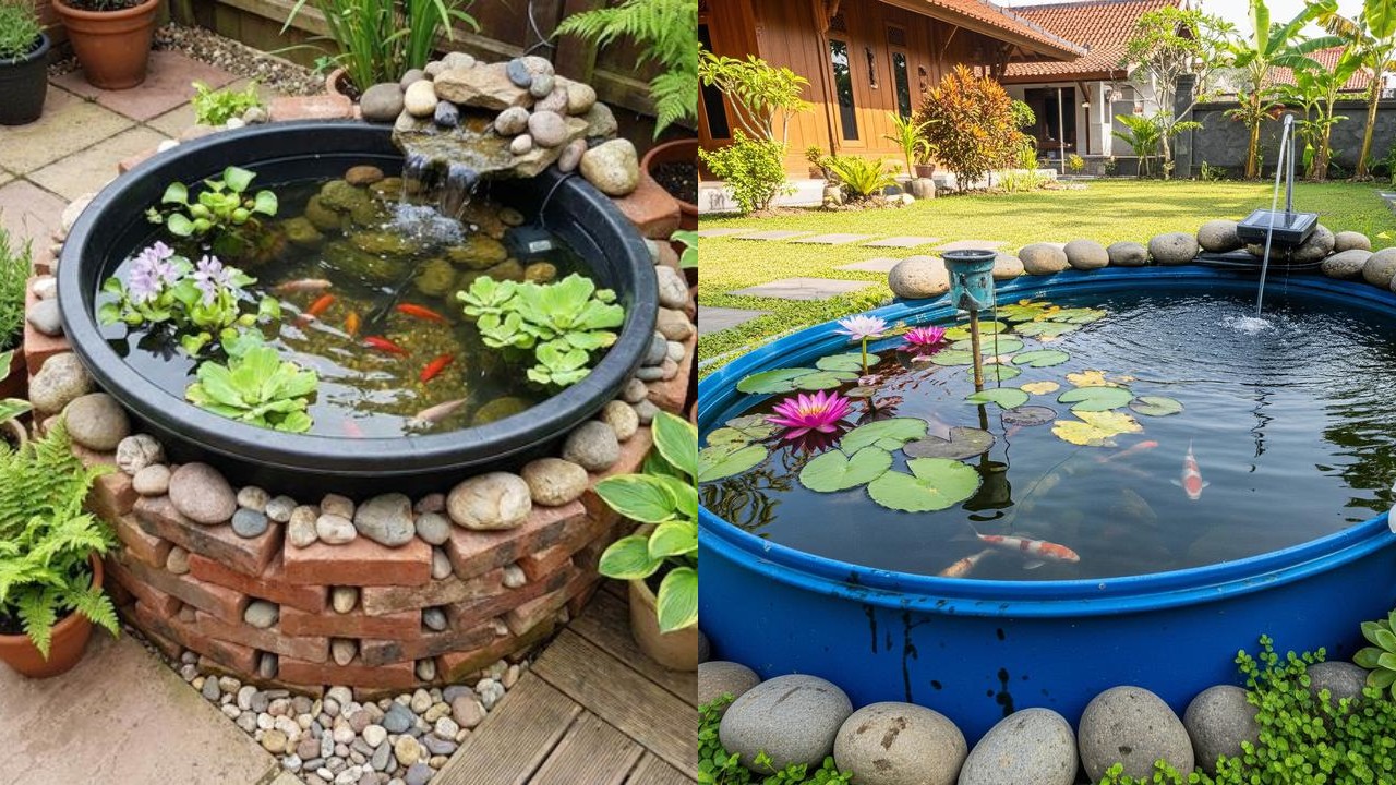 Model Kolam Ikan Tanpa Galian yang Estetik, Tampilan Rumah Jadi Lebih Mewah!