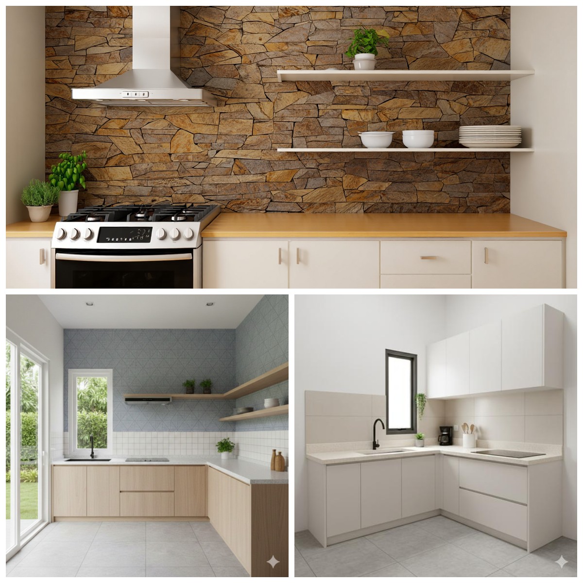 7 Model Dinding Dapur Minimalis yang Bikin Ruangan Terasa Lebih Luas, Bersih, dan Estetik!