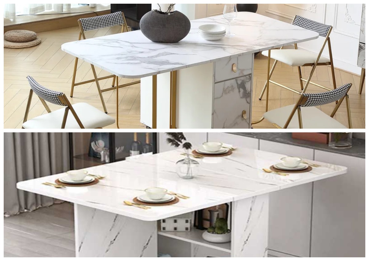 Ruang Sempit Bukan Masalah! Intip 7 Model Meja Makan Lipat yang Bikin Apartemen Kecil Jadi Terasa Luas