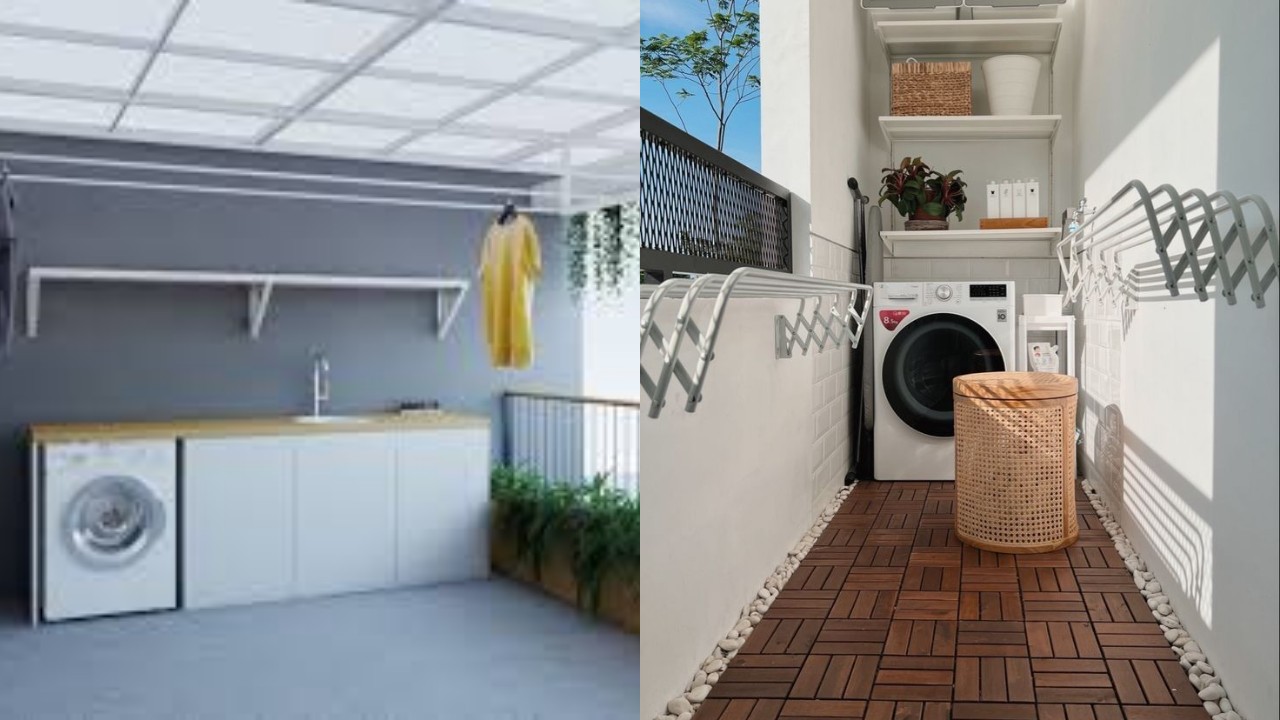 Ide Ruang Cuci Jemur Lantai Dua Modern, Hemat Tempat & Fungsional!