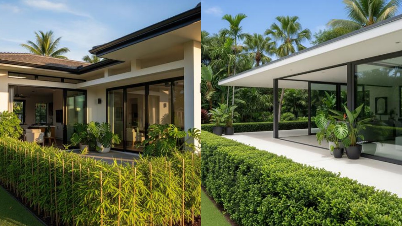 Teras Rumah Lebih Cantik dengan Pagar Tanaman Hidup, Cocok untuk Hunian Minimalis!