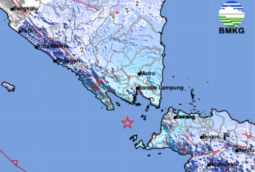 Gempa di Sumur Banten Ikut Dirasakan Warga Pringsewu Lampung
