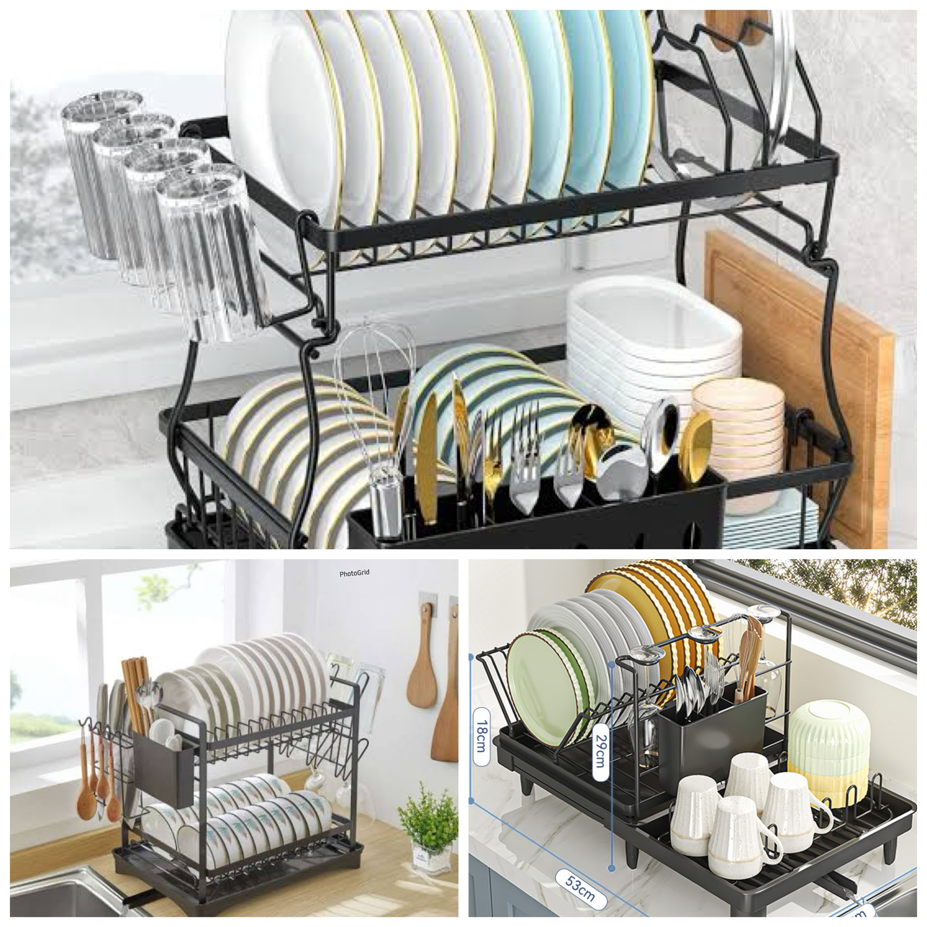 Dapur Makin Rapi Tanpa Ribet! 7 Rak Piring Praktis yang Wajib Punya