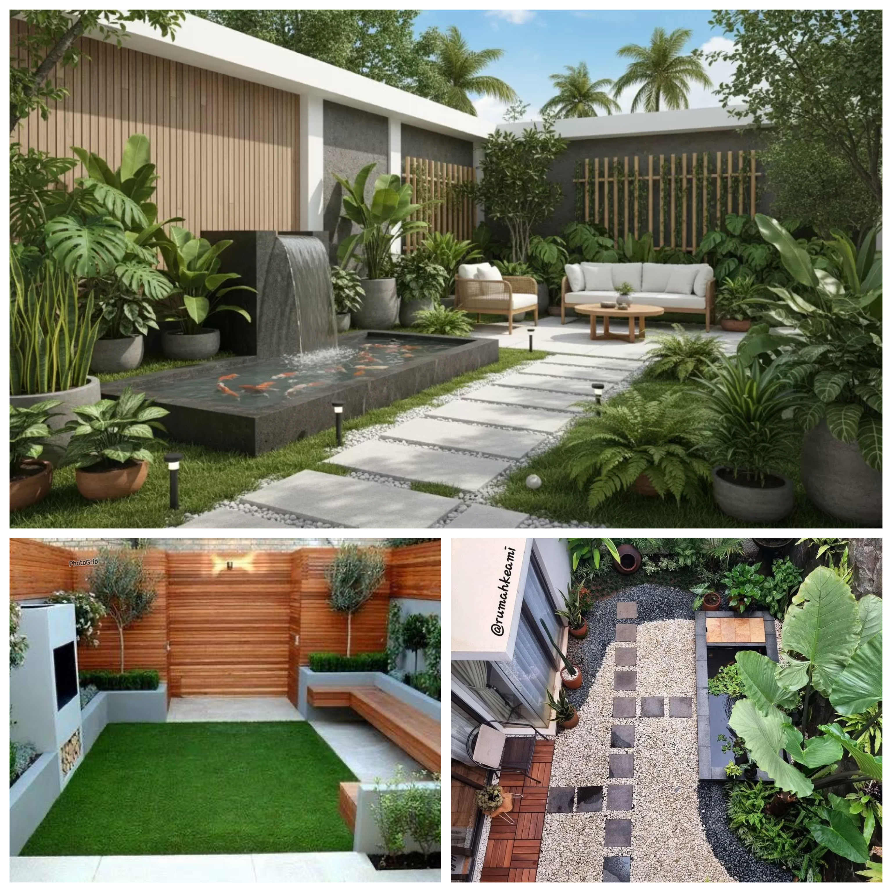 Ide Taman Belakang Rumah Minimalis Modern yang Estetik Tanpa Perawatan Rumit!