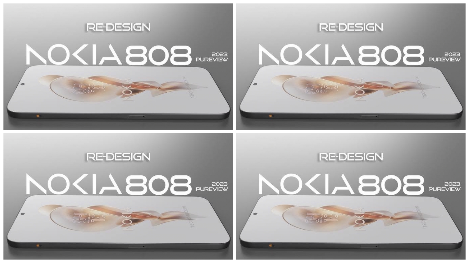 Nokia 808 PureView Re-Design 2024, Perpaduan Desain Klasik dan Teknologi Modern
