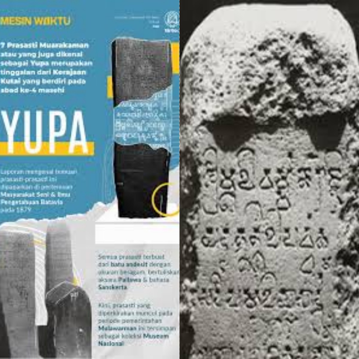 Terukir di Batu! Prasasti Yupa Bongkar Misteri Kerajaan Kutai