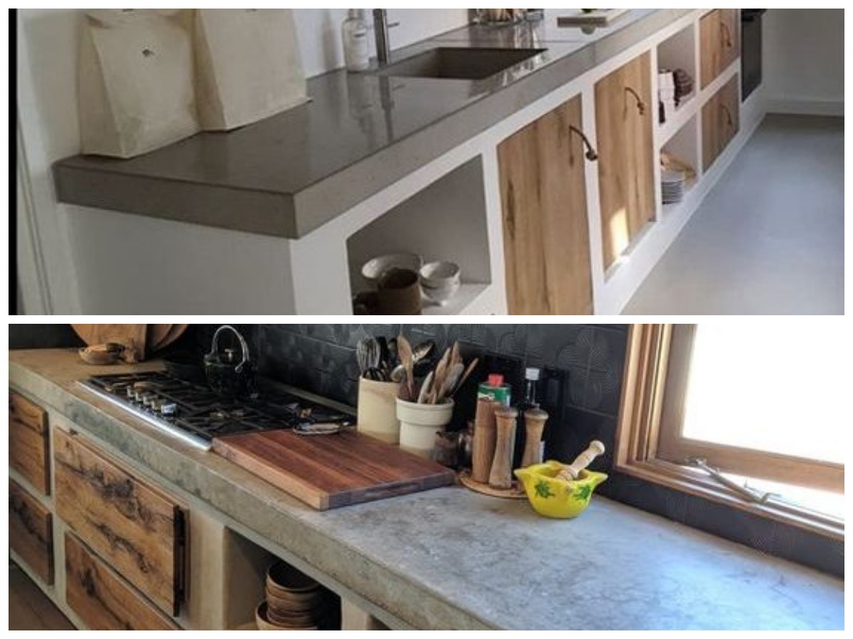 Desain Meja Dapur Cor yang Praktis: Pilihan Bentuk Simpel Cocok untuk Berbagai Konsep Rumah