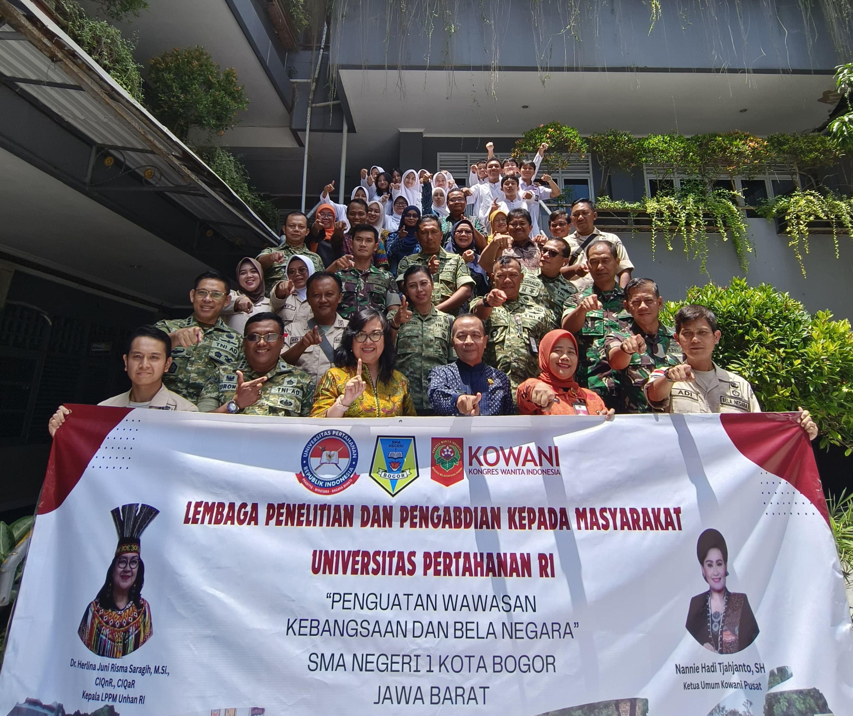 LPPM Unhan RI Bekali Wawasan Kebangsaan kepada 100 Siswa SMA Negeri 1 Bogor