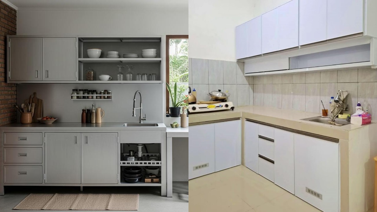 Model Lemari Dapur Aluminium Minimalis, Solusi Dapur Modern yang Rapi dan Tahan Lama!