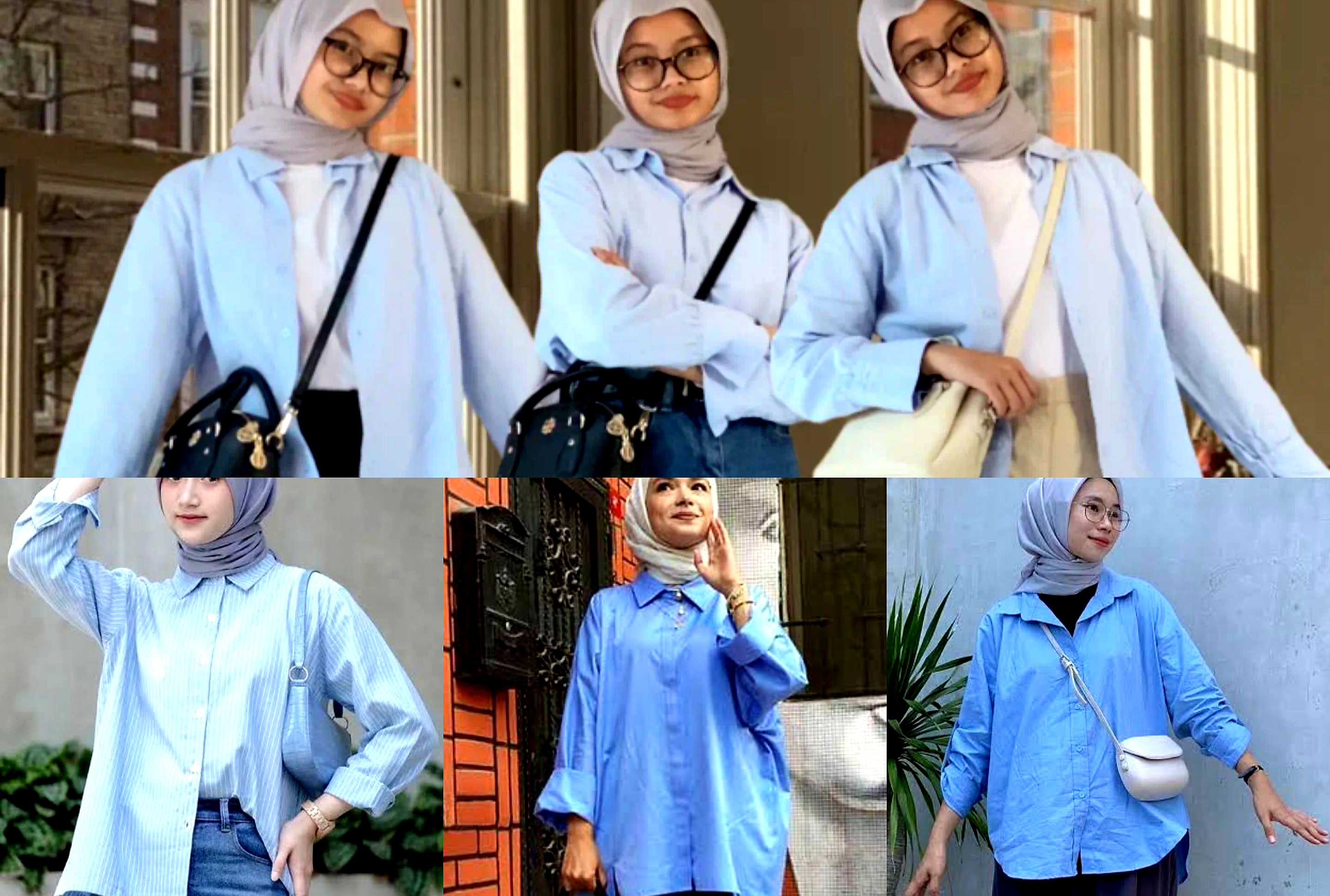 Blouse Biru Untuk ke Kantor? Begini Padu Padannya. Tampil Menawan dan Trendy!