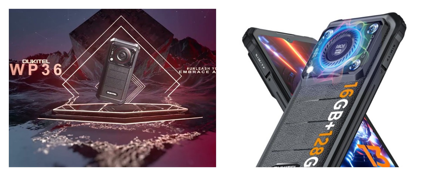 Oukitel WP36 HP Tangguh dengan Speaker 128 dB, Siap Menggelegar!