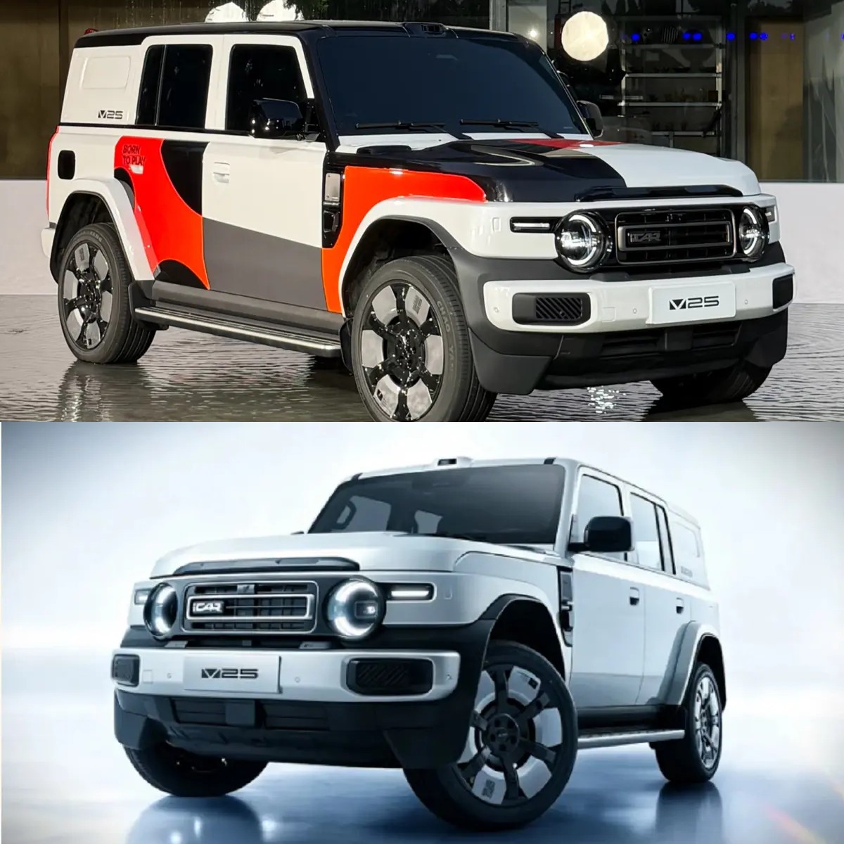 iCaur V25 Meluncur 19 Oktober 2026, SUV Boxy Hadir dalam Versi Listrik dan Range Extender!