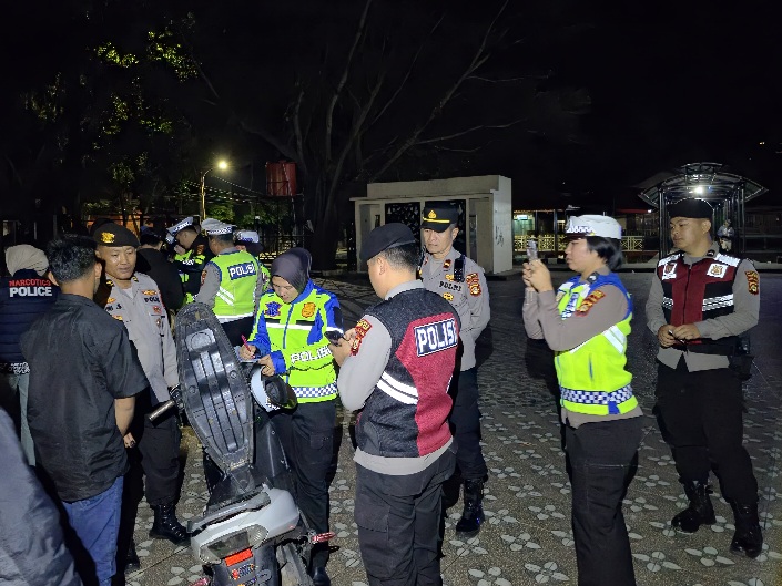 Antisipasi Gangguan 3C dan Peredaran Narkotika, Polres Pagar Alam Razia Skala Besar