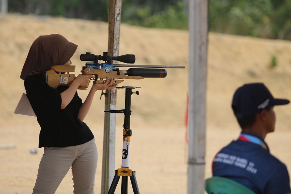 Cabor Menembak Pagar Alam, Sumbang Empat Medali Emas