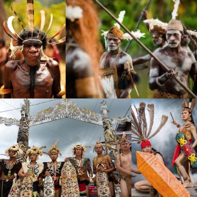 Fakta dan Keunikan Suku Papua dan Suku Kalimantan, Begini Perbedaannya﻿