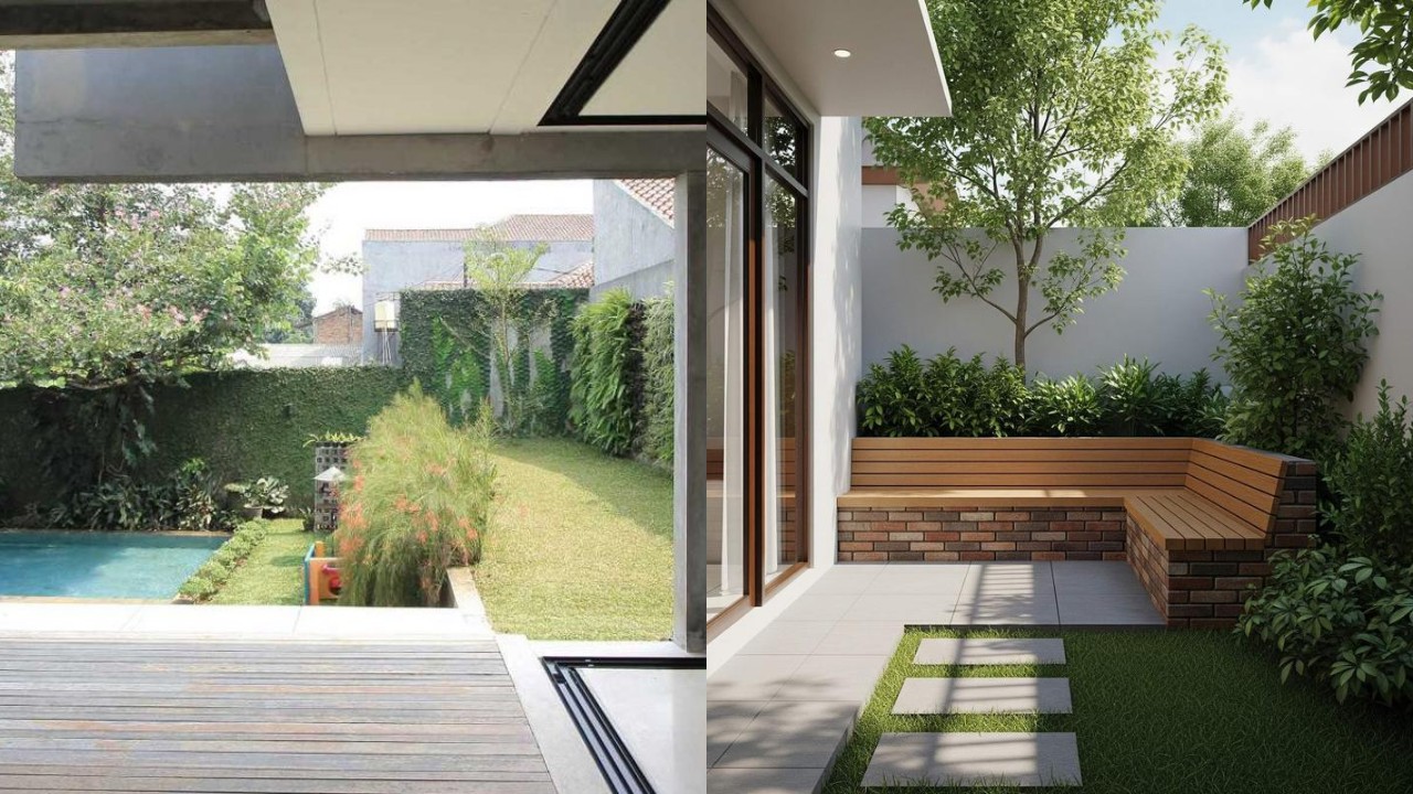 Wujudkan Halaman Belakang Rumah Sederhana yang Nyaman dan Menenangkan!