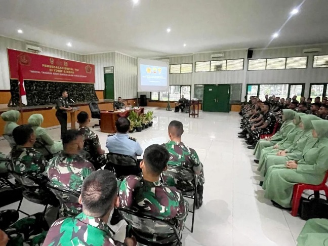 Pusbintal TNI Berikan Pembekalan Mental Kepada Satgas Pamtas RI-PNG