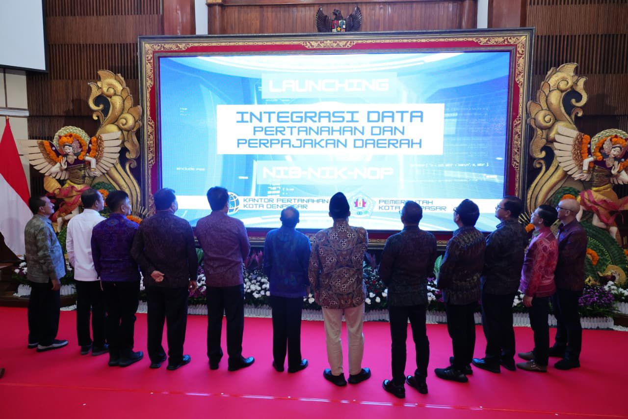 Integrasi NIB, NOP, dan NIK Resmi Diluncurkan di Kota Denpasar, Percepat Layanan dan Penerimaan Pajak