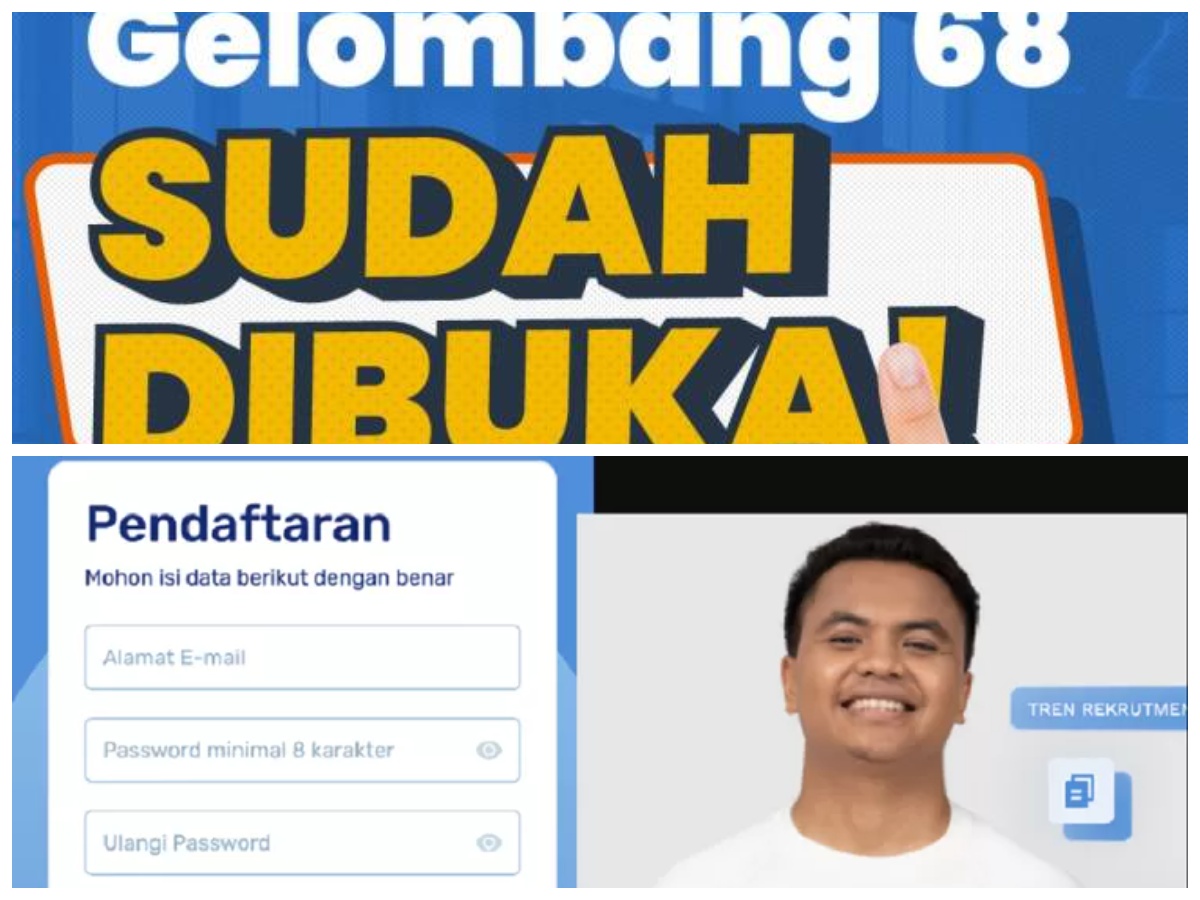 Jangan Lewatkan! Pendaftaran Kartu Prakerja Gelombang 68 Resmi Dibuka