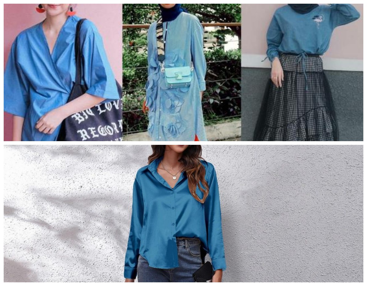 Mix and Match: 5 Kombinasi Blouse Biru untuk Penampilan Kerja yang Stylish!