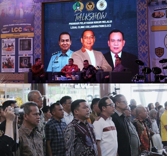 Kalapas Pagar Alam Hadiri Talkshow Legal Clinic Collaboration