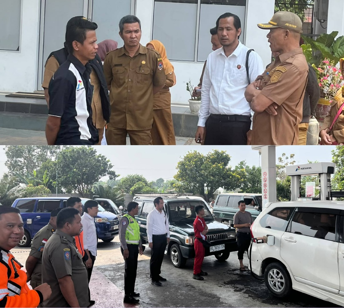 Antisipasi Pelanggaran, Personel Gabungan Polres Pagar Alam Sidak Pendistribusian BBM di SPBU