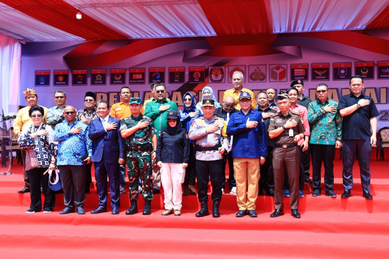 TNI-Polri Dan Parpol Deklarasi Pemilu 2024 Damai