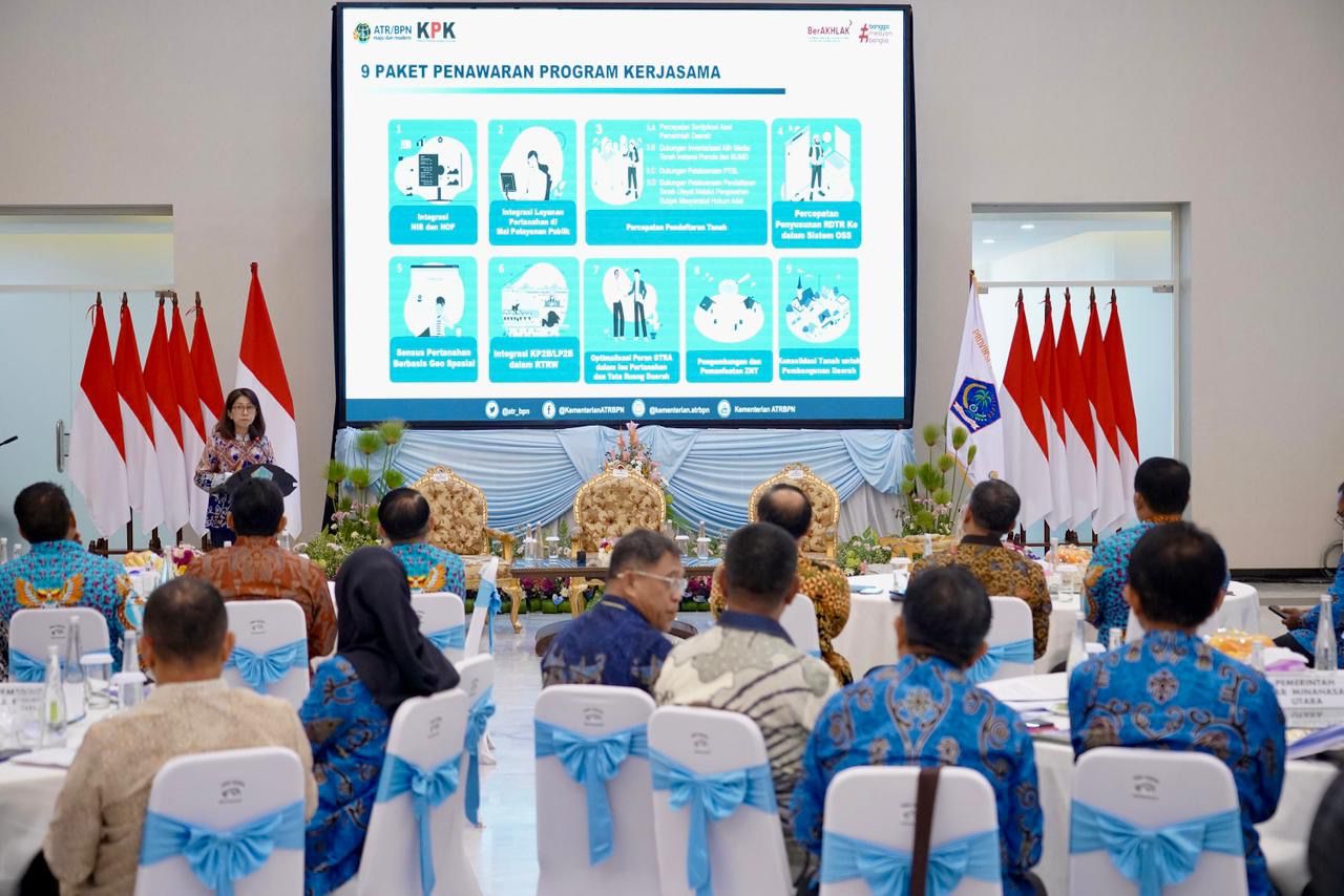 Sinergi ATR/BPN dan KPK Dorong Transformasi Layanan Pertanahan di Sulut
