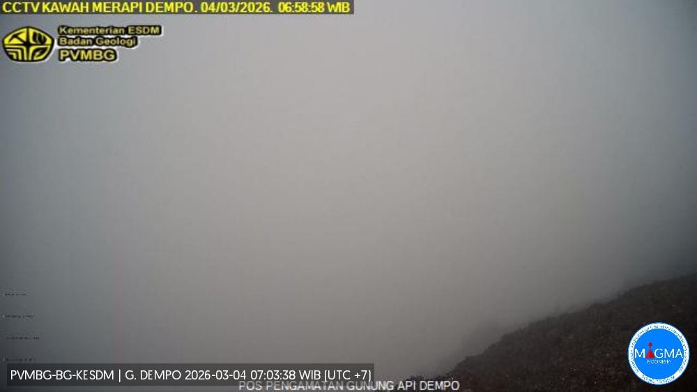 Waspada! Gunung Dempo Bergetar Seharian, PVMBG Keluarkan Larangan Camping di Radius Berbahaya